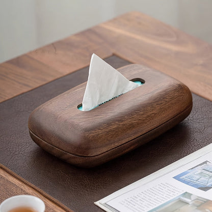 Portapañuelos de nogal – diseño elegante y funcional