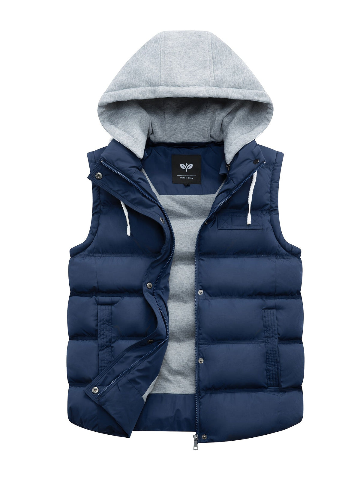 Gesteppte Damenweste mit Kapuze – Stilvolle und warme ärmellose Winterjacke