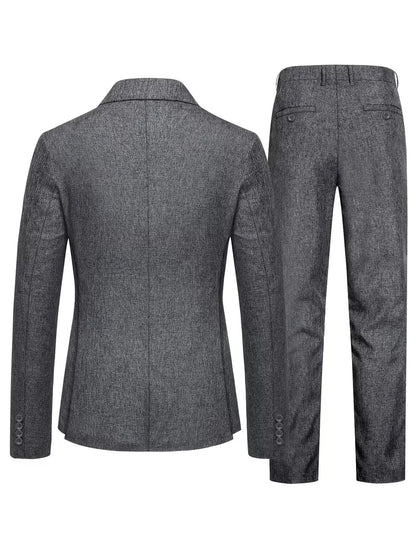 Costume avec coupe slim et manches longues