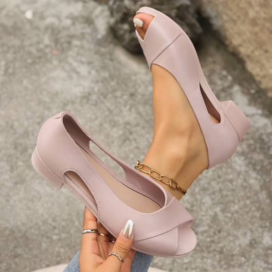 Sandalias elegantes orientales con tira en T para mujer