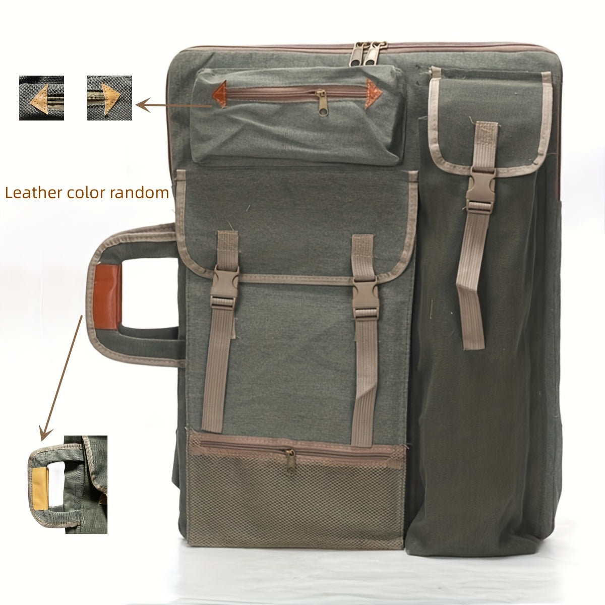 Mochila de lona para mesa de dibujo – Práctica, resistente y fácil de llevar