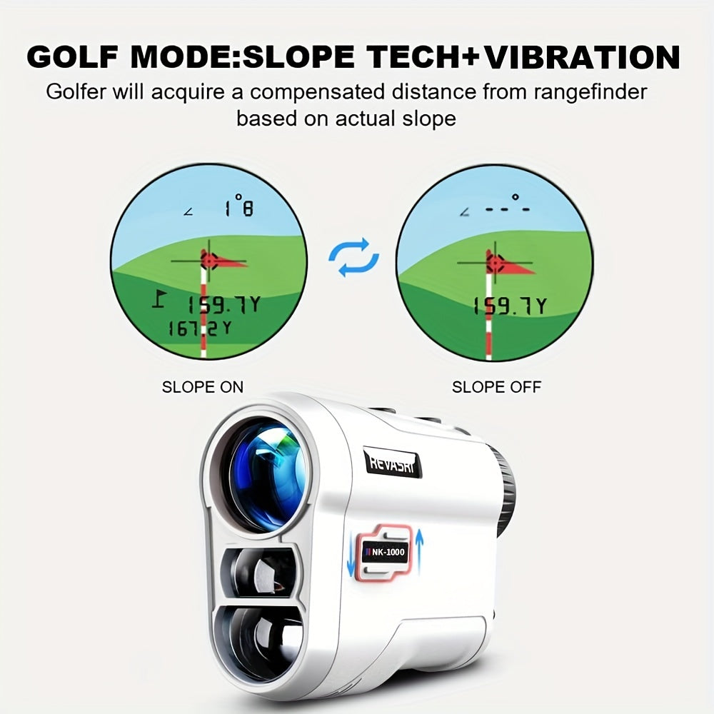 Telemetro da golf avanzato - Misurazioni precise con compensazione della pendenza e feedback tramite vibrazione