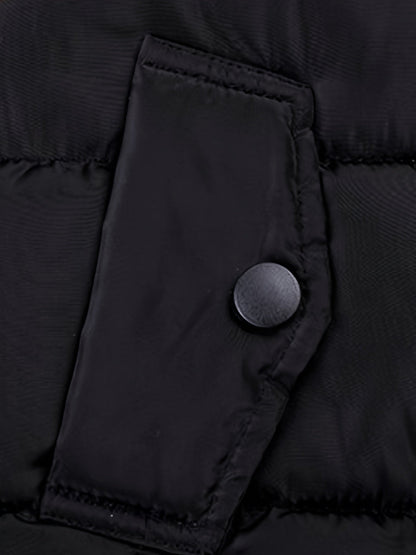 Girls' Padded Parka Winter Coat with Zip - Janen