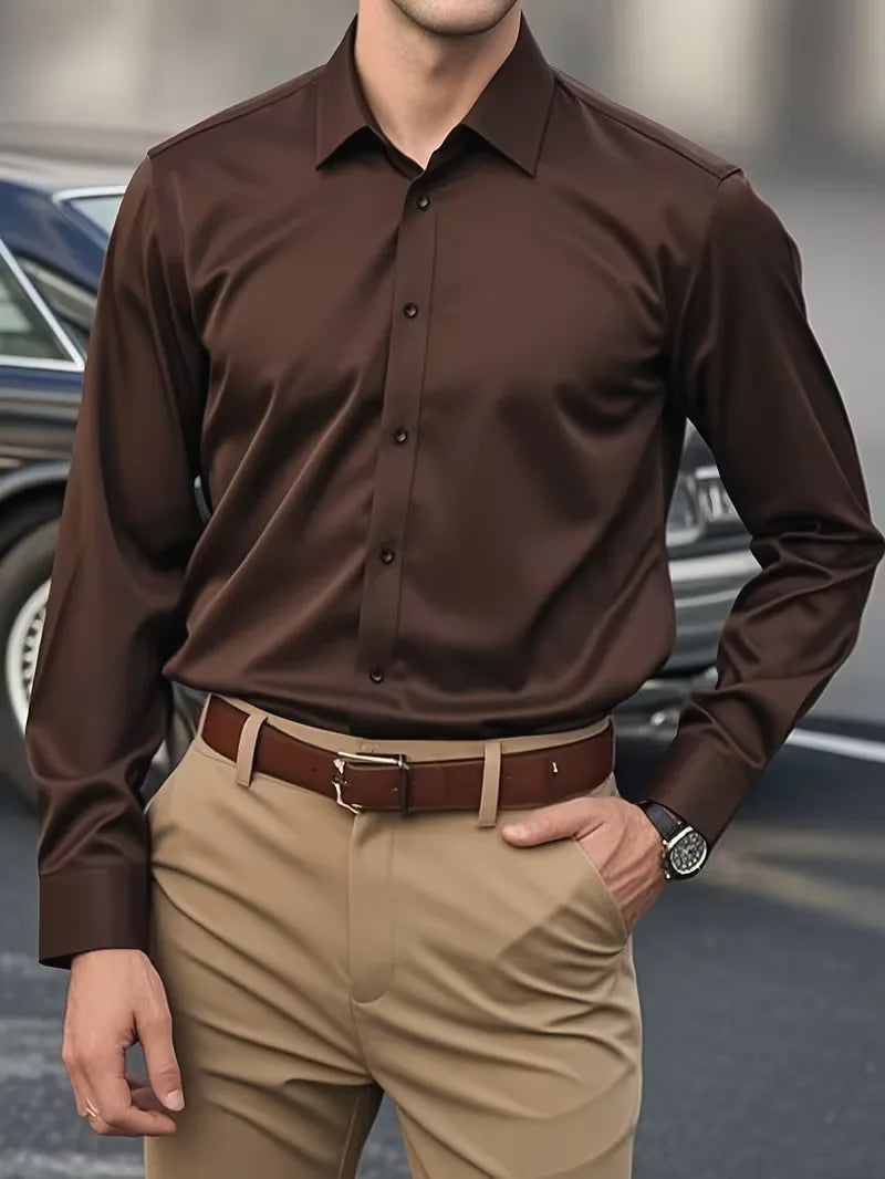 Chemises Smart Casual Coupe Slim