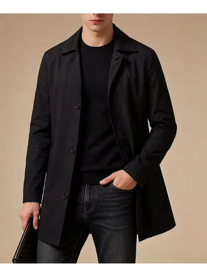 Trench-coat slim avec détail de poche