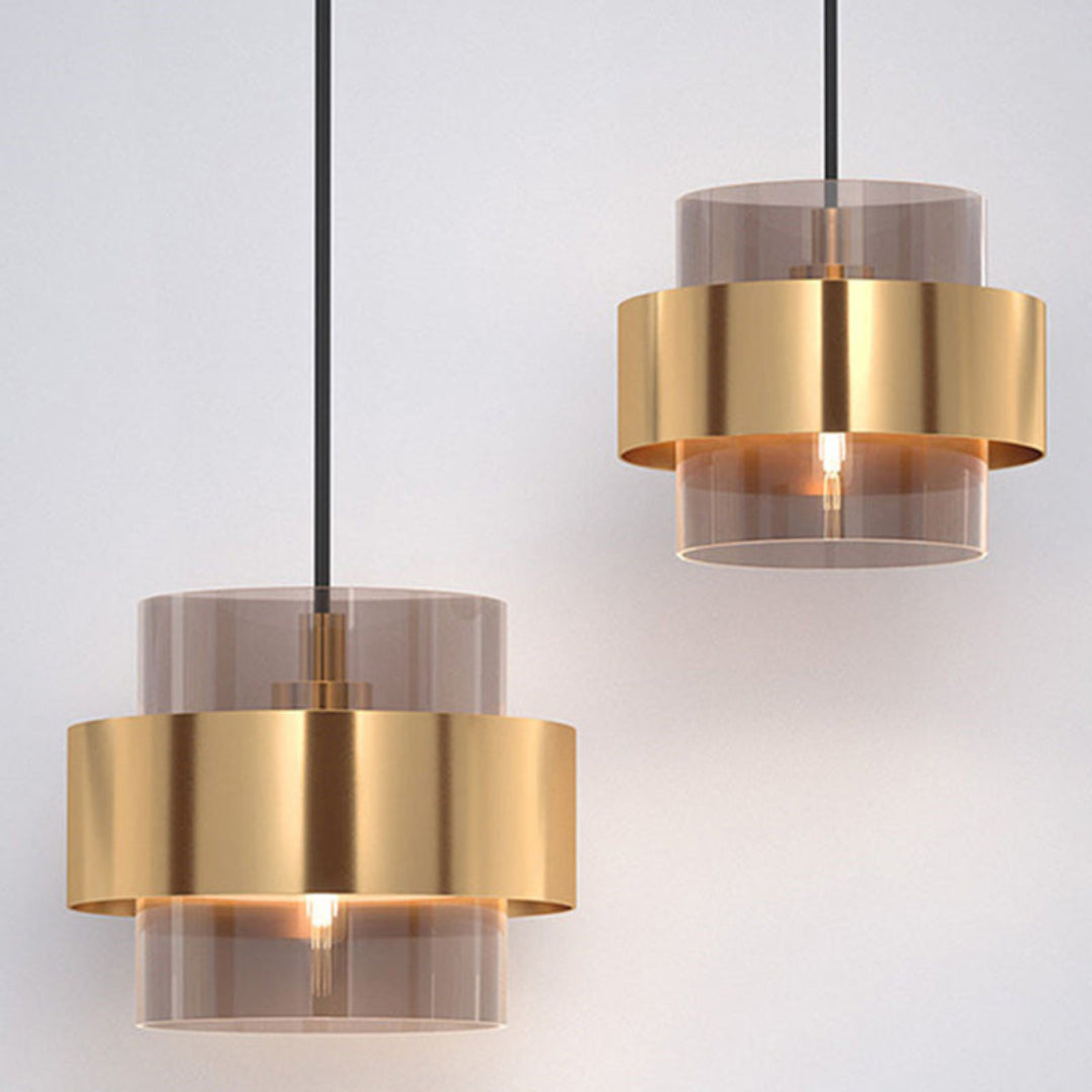 Scandinavian Round Glass Pendant Lamp – Modern and Elegant Design