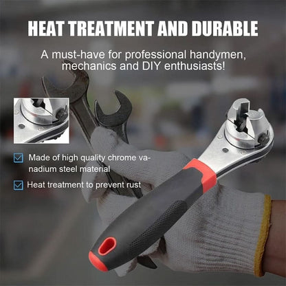 Adjustable Ratchet Wrench - Fits Everything