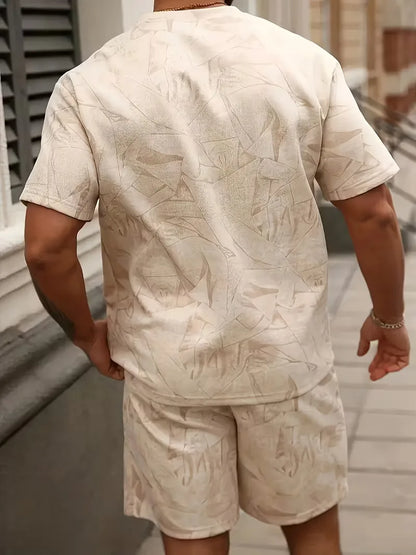 Shorts avec imprimé abstrait