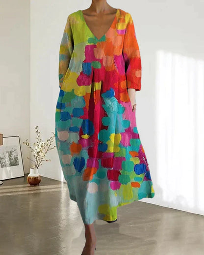 Colourful Dress - Ana