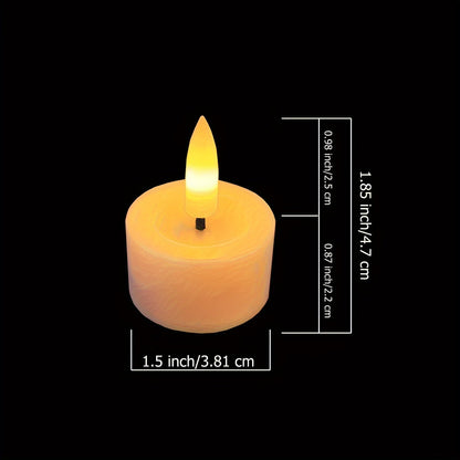 Velas de té mágicas sin llama - Juego con mando a distancia y temporizador regulable