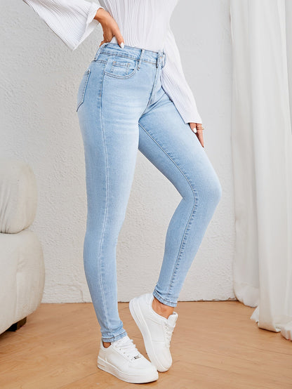 Emma lässige Skinny-Jeans - Stilvoll, bequem und perfekt für Herbst und Winter