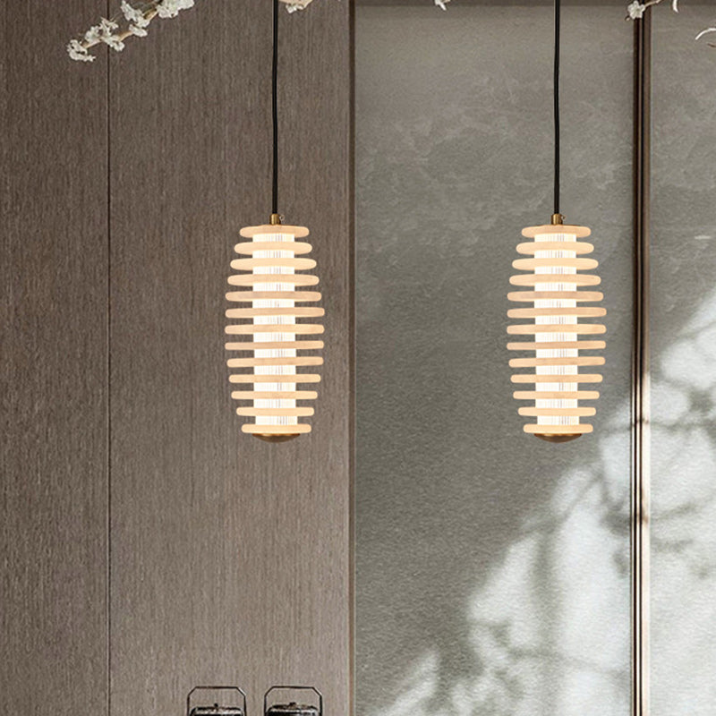 Scandinavian Round LED Pendant Light with Copper Finish