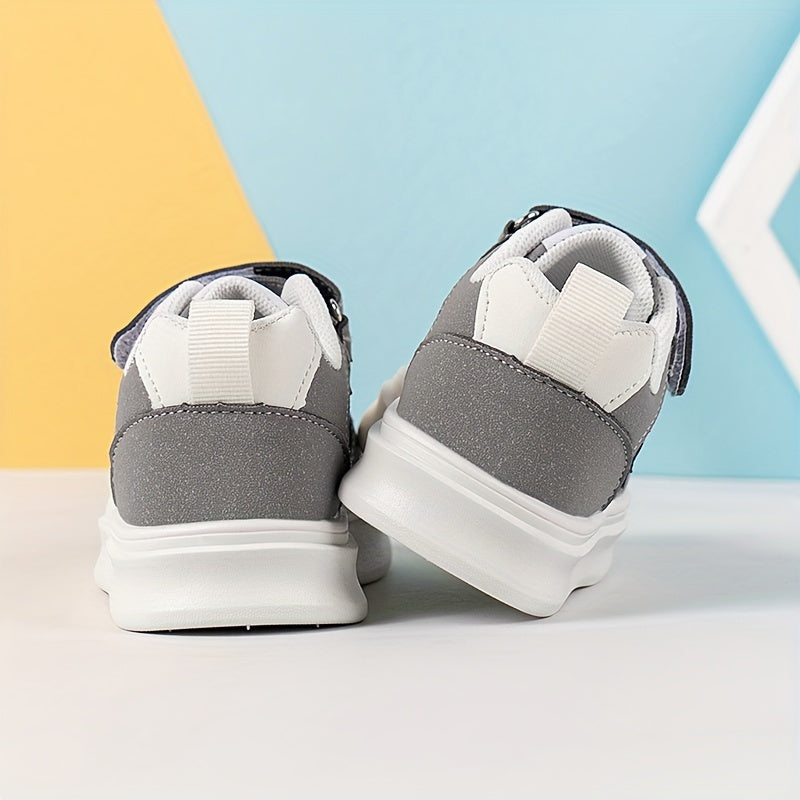 Sneakers vintage e casual con motivo a stelle per ragazzi, con chiusura in velcro - Rey