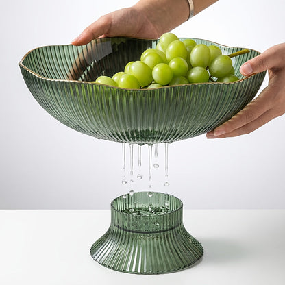 Luxury Transparent Fruit Bowl Made of PET – Decorative and Practical