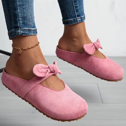 Chaussons avec design nœud