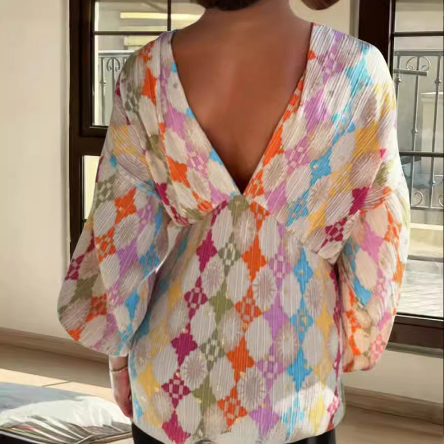 Colourful Ladies' Clothing Set for Summer
