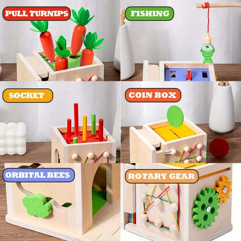 Ensemble de jeu Montessori créatif 8-en-1 - Pour les bébés aventuriers - Éducatif et amusant