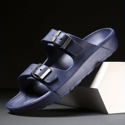 Men's Sandal with Double Buckle
