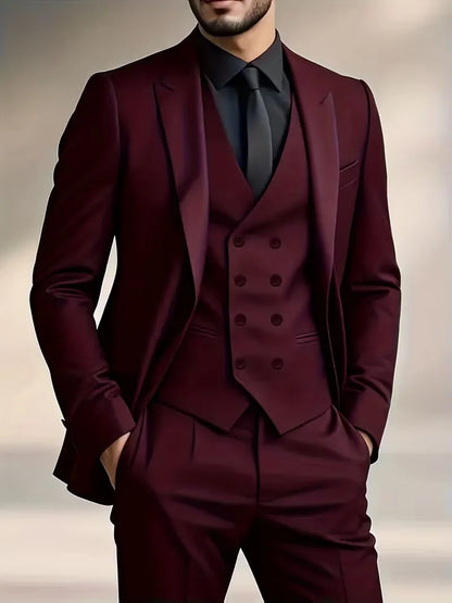 Costume trois pièces coupe slim
