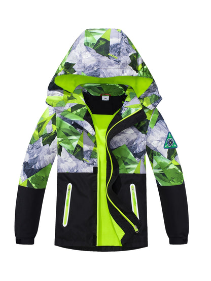 Waterproof Children's Jacket with Detachable Hood - Sammy