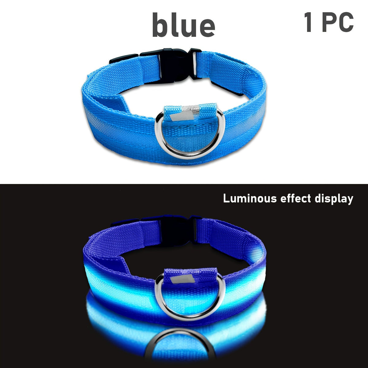 Collare LED per cani con luce – Visibile e sicuro di notte