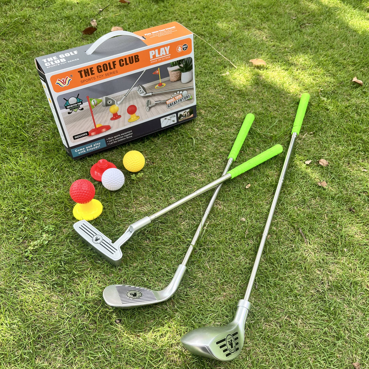 Children's Golf Set - Adjustable Clubs and Goals for Endless Playtime