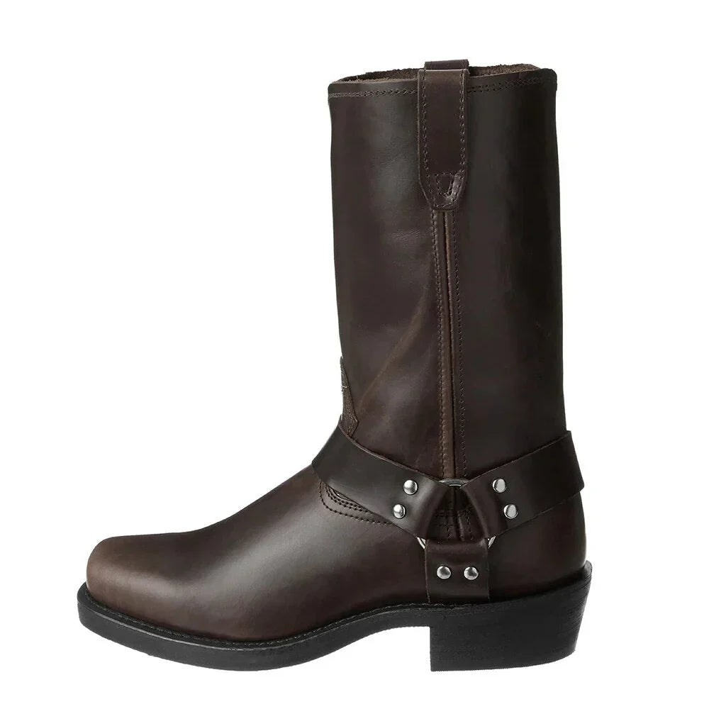 Elegante wasserdichte Cowboy-Stiefel für Herren