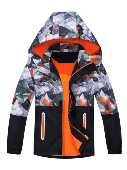 Waterproof Children's Jacket with Detachable Hood - Sammy