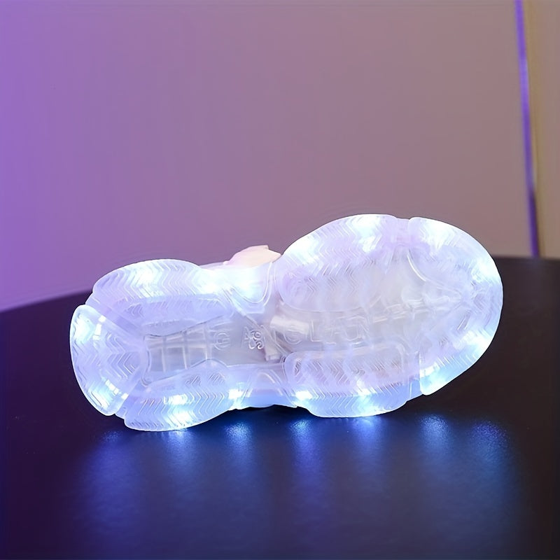Leuchtende Sneakers für Kinder – Bunt mit LED-Beleuchtung für einen verspielten Look