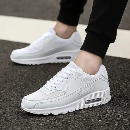Weiße High-Top-Sneaker aus Leder für Herren – Stil und Komfort