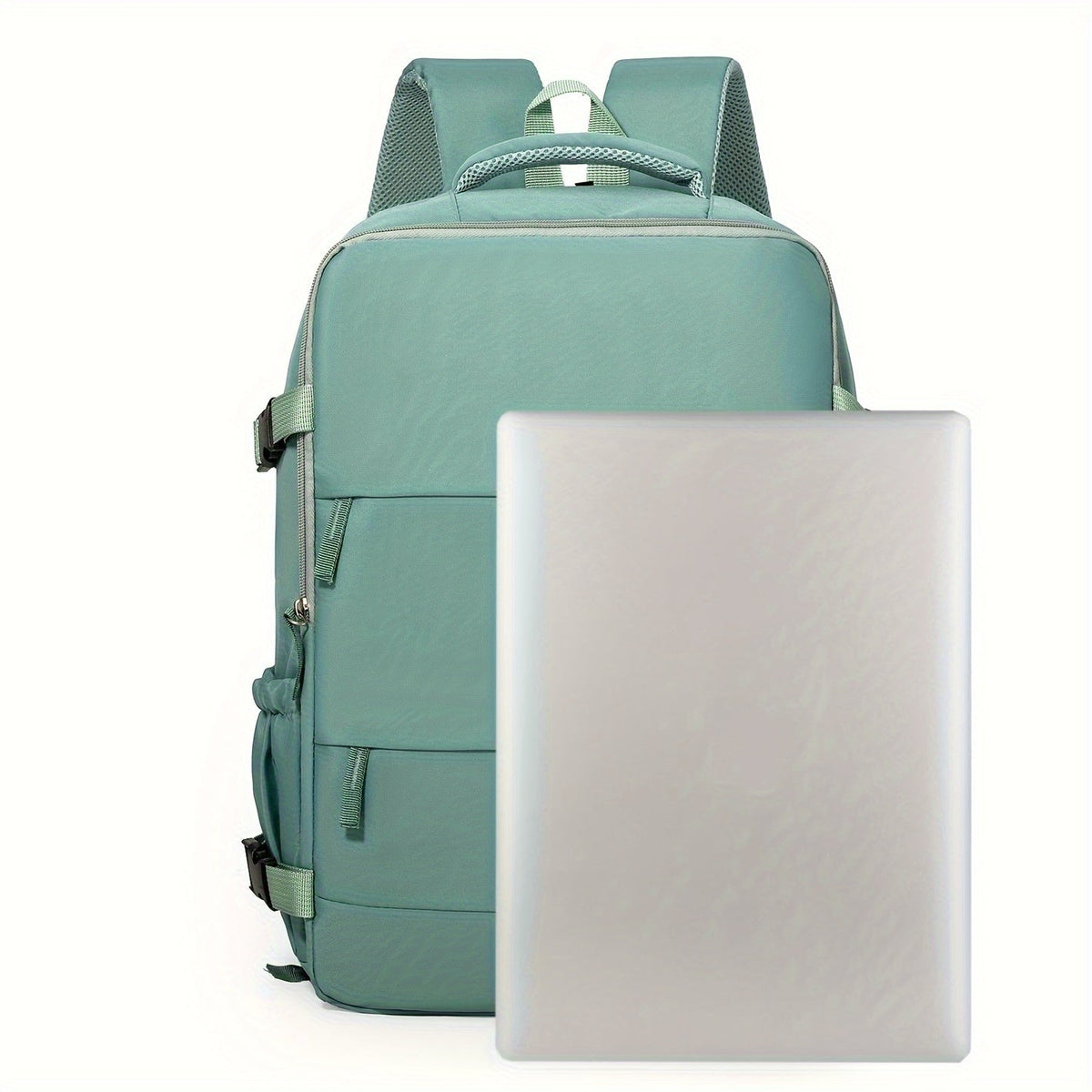 Mochila de viaje con apertura de 180° y compartimento para zapatos