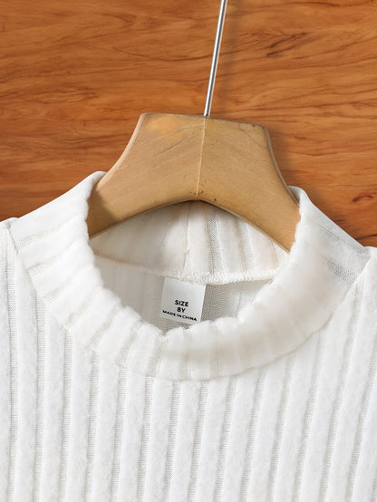 Boys' Casual Roll Neck Jumper for Kids - Bonni