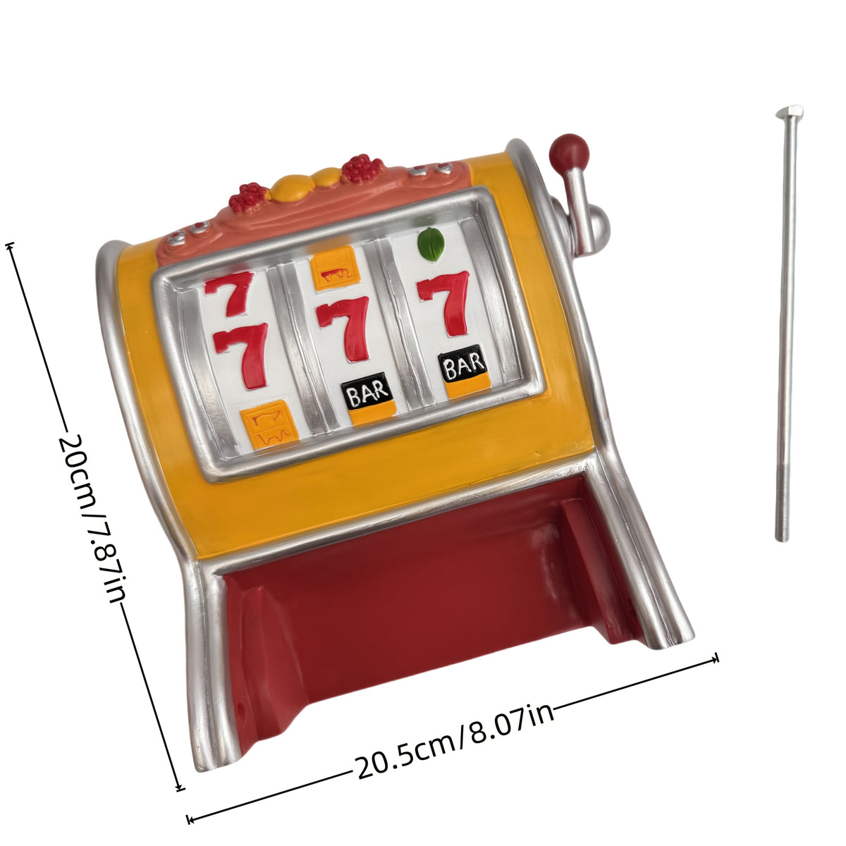 Portarrollos de papel higiénico Jackpot – Diseño de máquina tragamonedas y montaje en pared