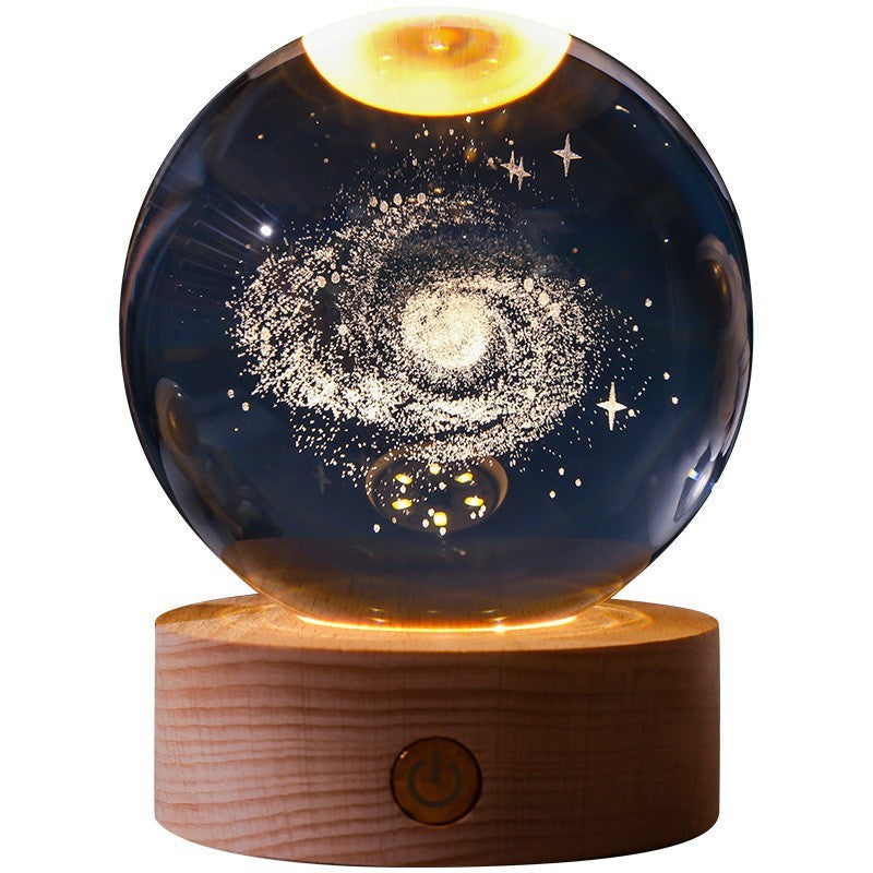 Lampada Notturna LED 3D Crystal Glow