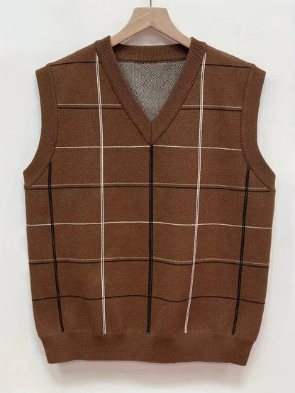 Gilet sans manches à col en V