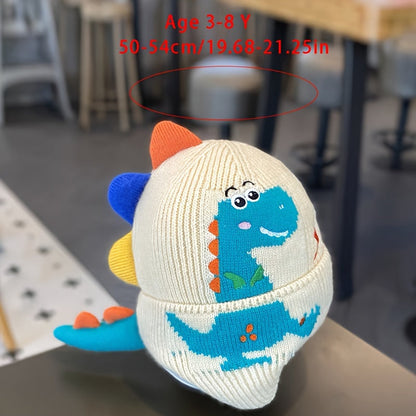 Cappello invernale con dinosauro per bambini - per un calore giocoso