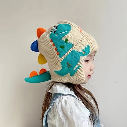 Cappello invernale con dinosauro per bambini - per un calore giocoso