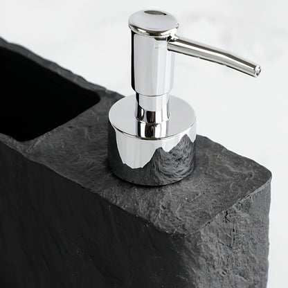 Kitchen soap dispenser with sponge holder made of natural stone – Stylish and practical