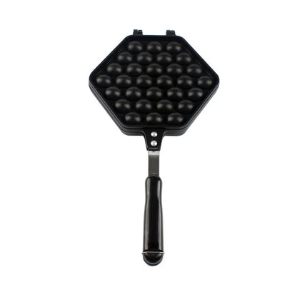 Molde para pastel de burbujas con forma de huevo - Aluminio fundido - Revestimiento antiadherente - Perfecto para gofres crujientes