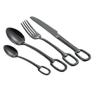 Set di posate Elegance Ringlet - Acciaio inossidabile 18/10 - Elegante manico ad anello