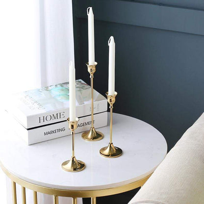 Elegante klassieke kandelaar - Set van 3 stuks - Stijlvol en tijdloos