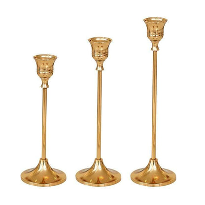 Elegante klassieke kandelaar - Set van 3 stuks - Stijlvol en tijdloos