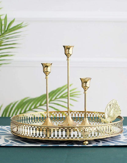 Elegante klassieke kandelaar - Set van 3 stuks - Stijlvol en tijdloos