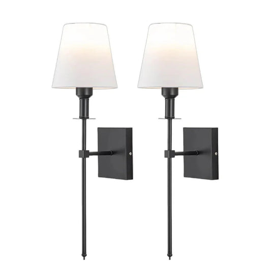 Rechargeable Wireless Wall Lamp 2-Pack with Remote Control
