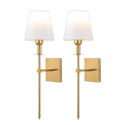 Rechargeable Wireless Wall Lamp 2-Pack with Remote Control