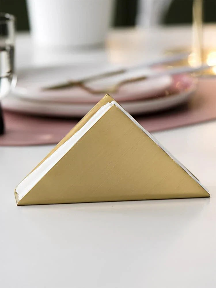 Elegant Gold Stainless Steel Napkin Holder - Stylish - Durable - Functional