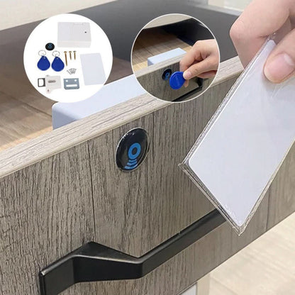Cerradura electrónica - armario de madera con cajones