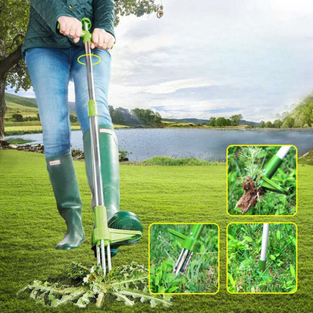 RootRipper Ergonomic Garden Weed Puller 1 Metre