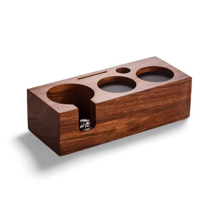 Espresso Tamper Station - Wooden Portafilter Holder - Perfect Pressure - Stylish Design