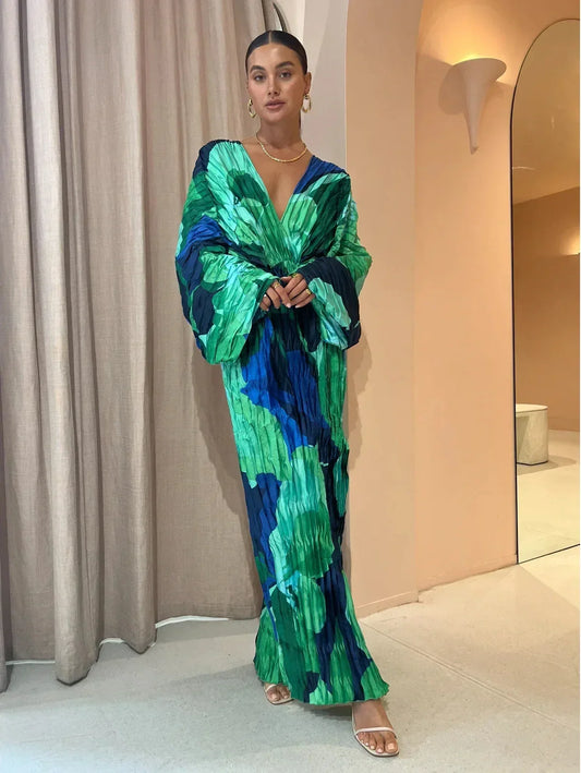 Vestido Plisado y Elegante - Eva